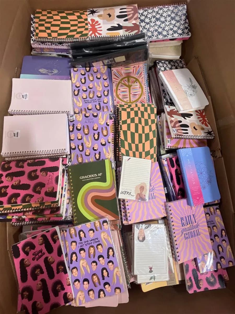Assorted Journal Notebooks: 90% Off Original Retail (G51421) — General Merchandise liquidation pallet, 1,384 units