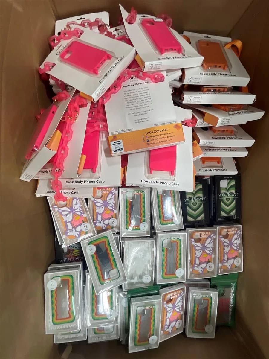 Assorted iPhone Cases: 92% Off Original Retail (G51687) — Consumer Electronics liquidation pallet, 678 units