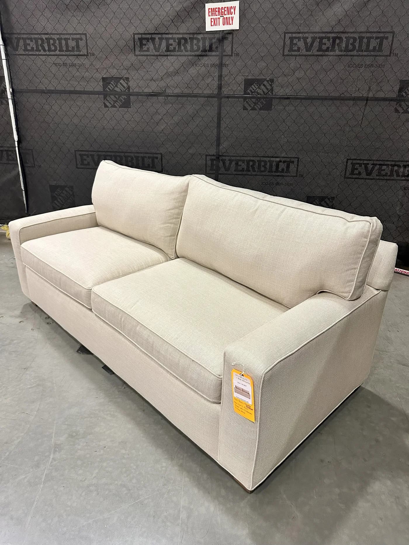 Mitchell Gold + Bob Williams Alex 2 Over 2 Queen Sleeper Sofa with Performance Vintage Velvet - 65% Off Retail Price — Furniture