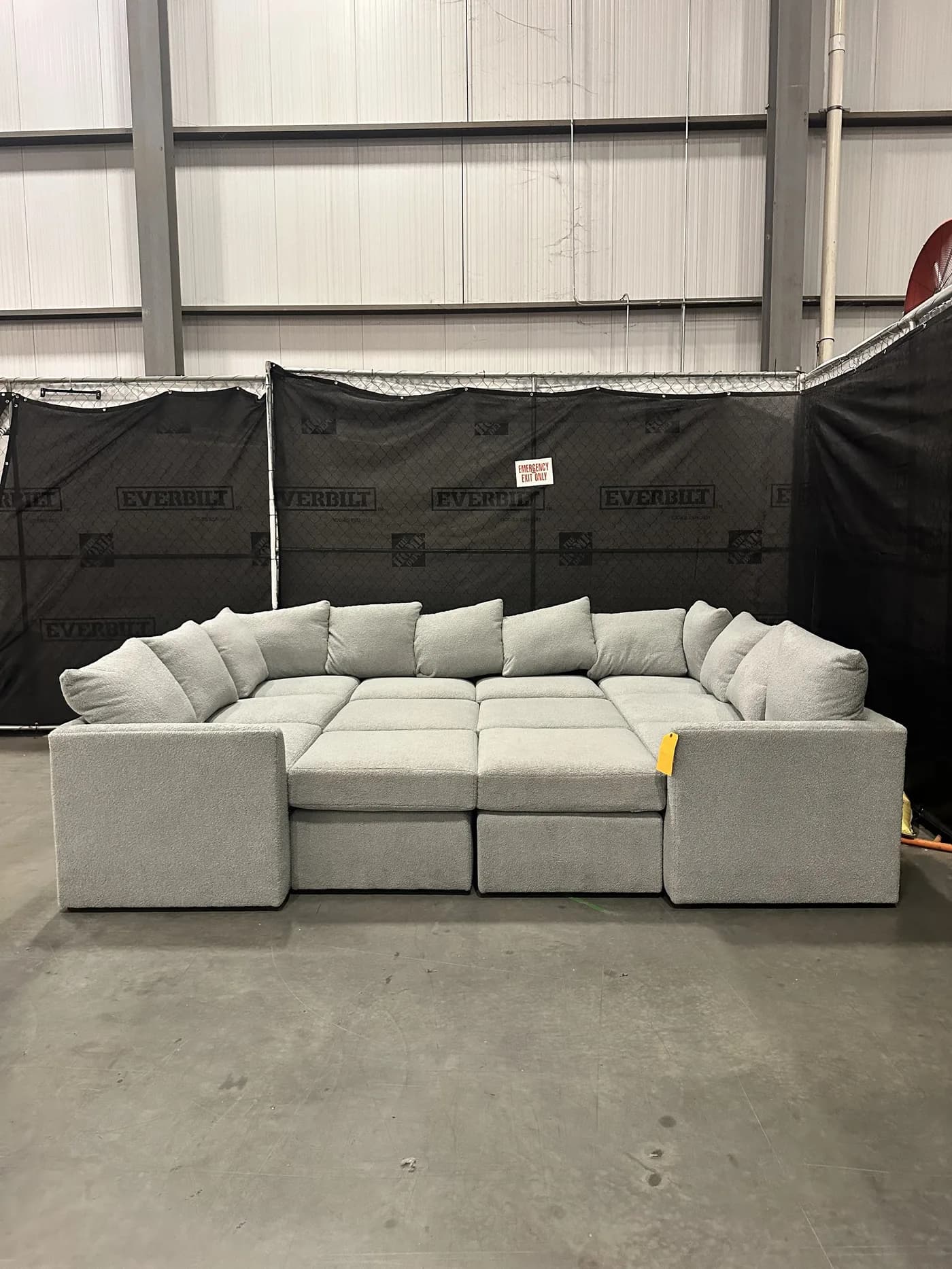 Mitchell Gold + Bob Williams DR Pitt Tailored Sofa W/ Performance Faux Sherling - 65% Off Retail Price — Furniture