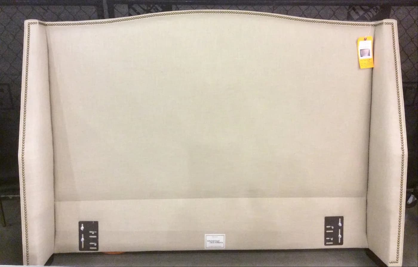 Mitchell Gold + Bob Williams Celina Queen Headboard Only with Performance Linen — Furniture