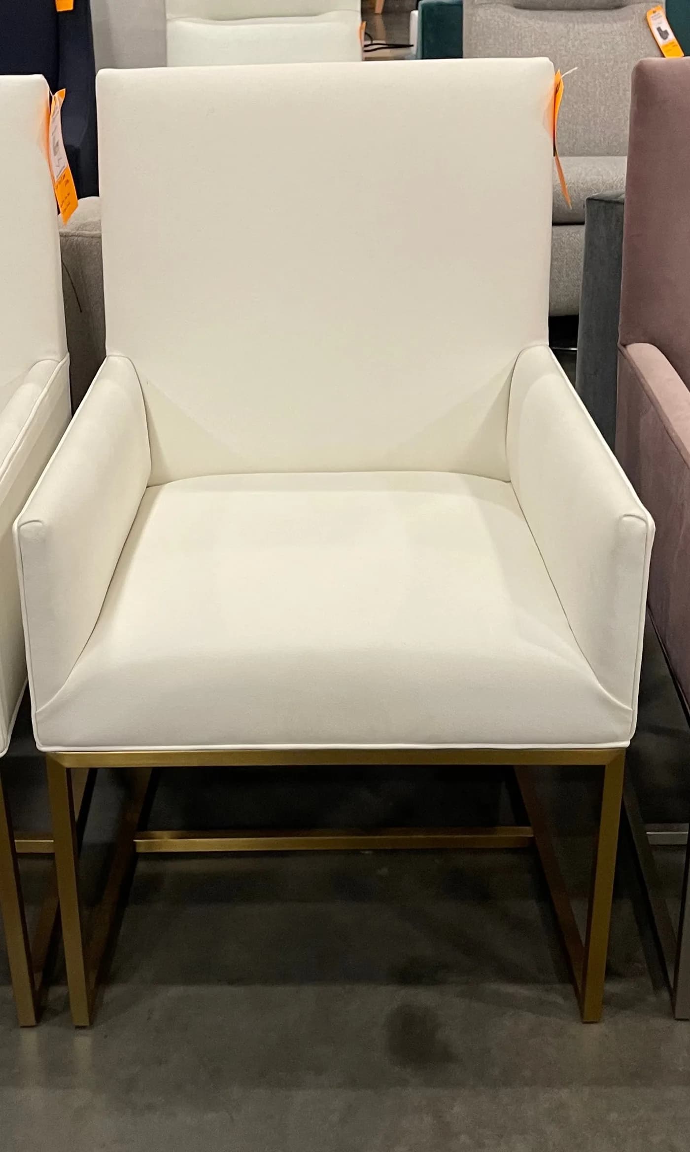 Mitchell Gold + Bob Williams Gage Dining Armchair with Vegan Leather — Furniture