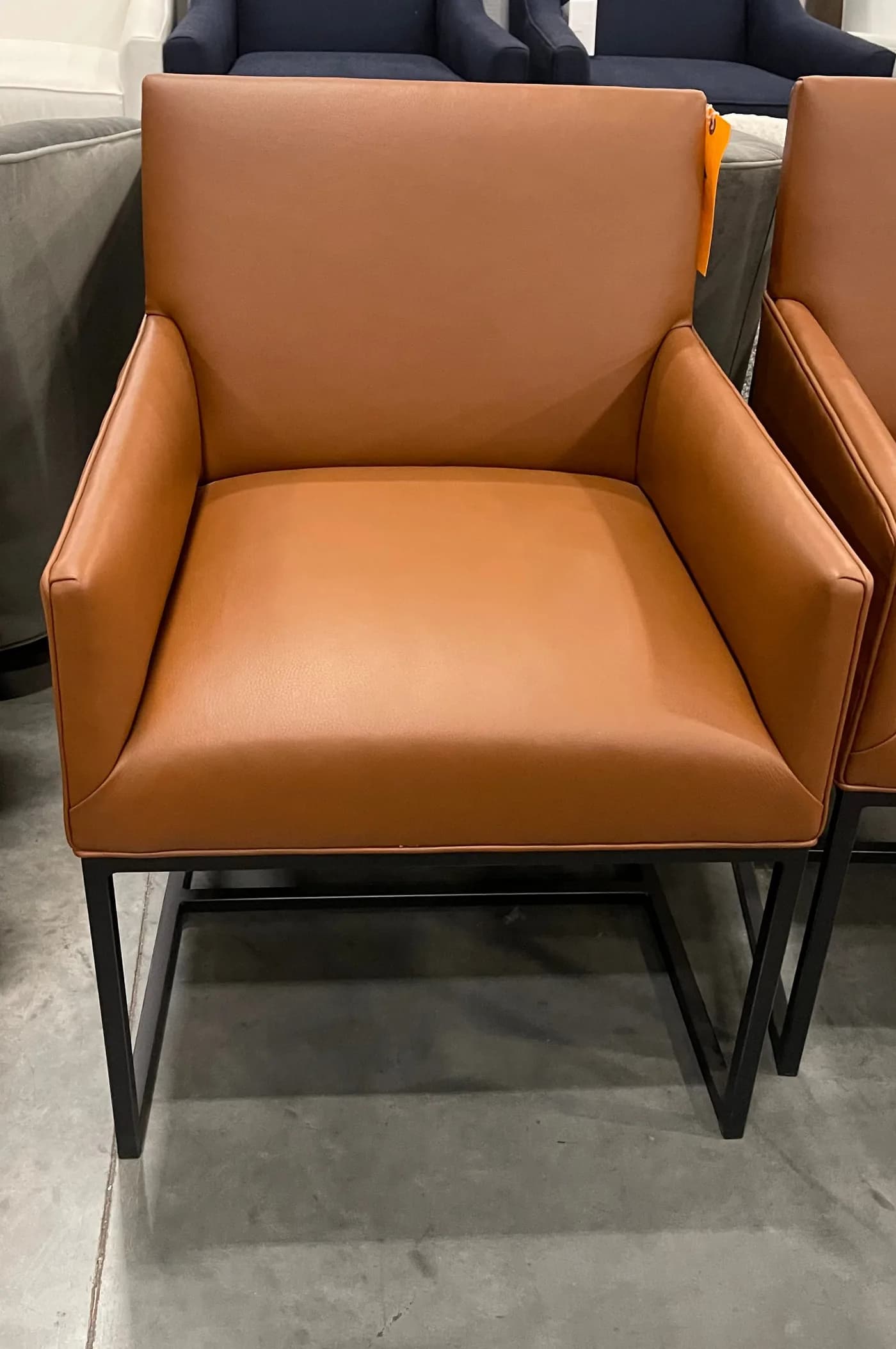 Mitchell Gold + Bob Williams Gage Low leather Armchair — Furniture