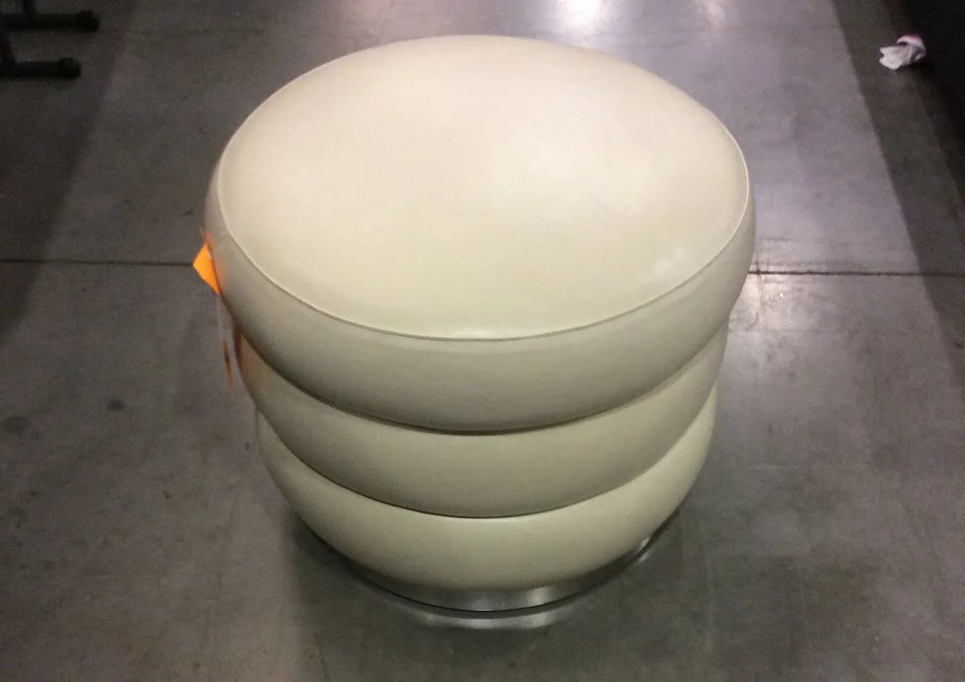 Mitchell Gold + Bob Williams Gemma Leather Ottoman — additional view 2