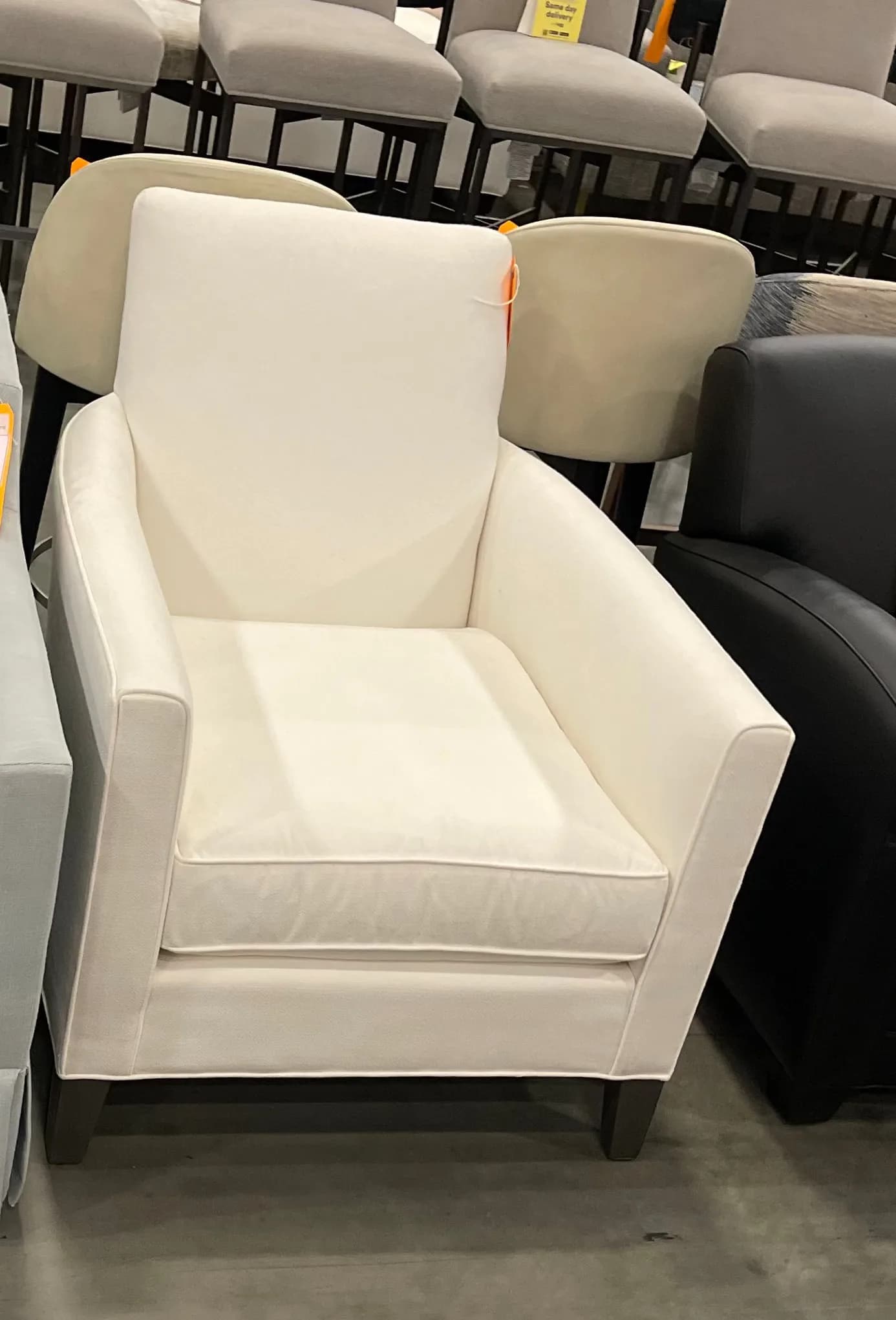 Mitchell Gold + Bob Williams Aiden Chair with Sunbrella Performance Basket Weave — Furniture