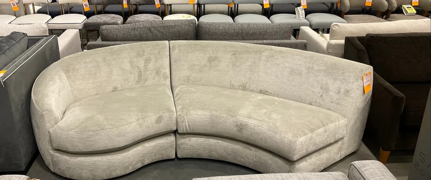 Mitchell Gold + Bob Williams Giselle Sofa Velvet (2pc) — Furniture
