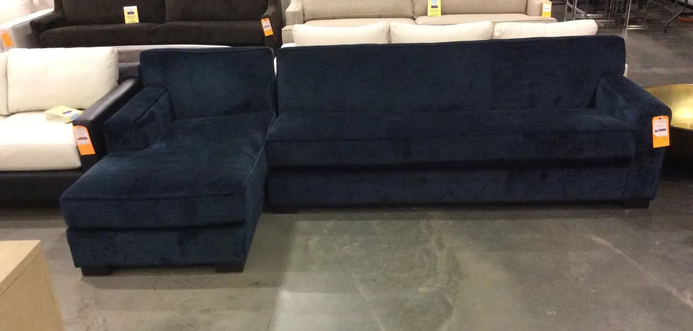 Mitchell Gold + Bob Williams Hunter Studio Sofa with Performance Rib Weave (2pc) — Furniture