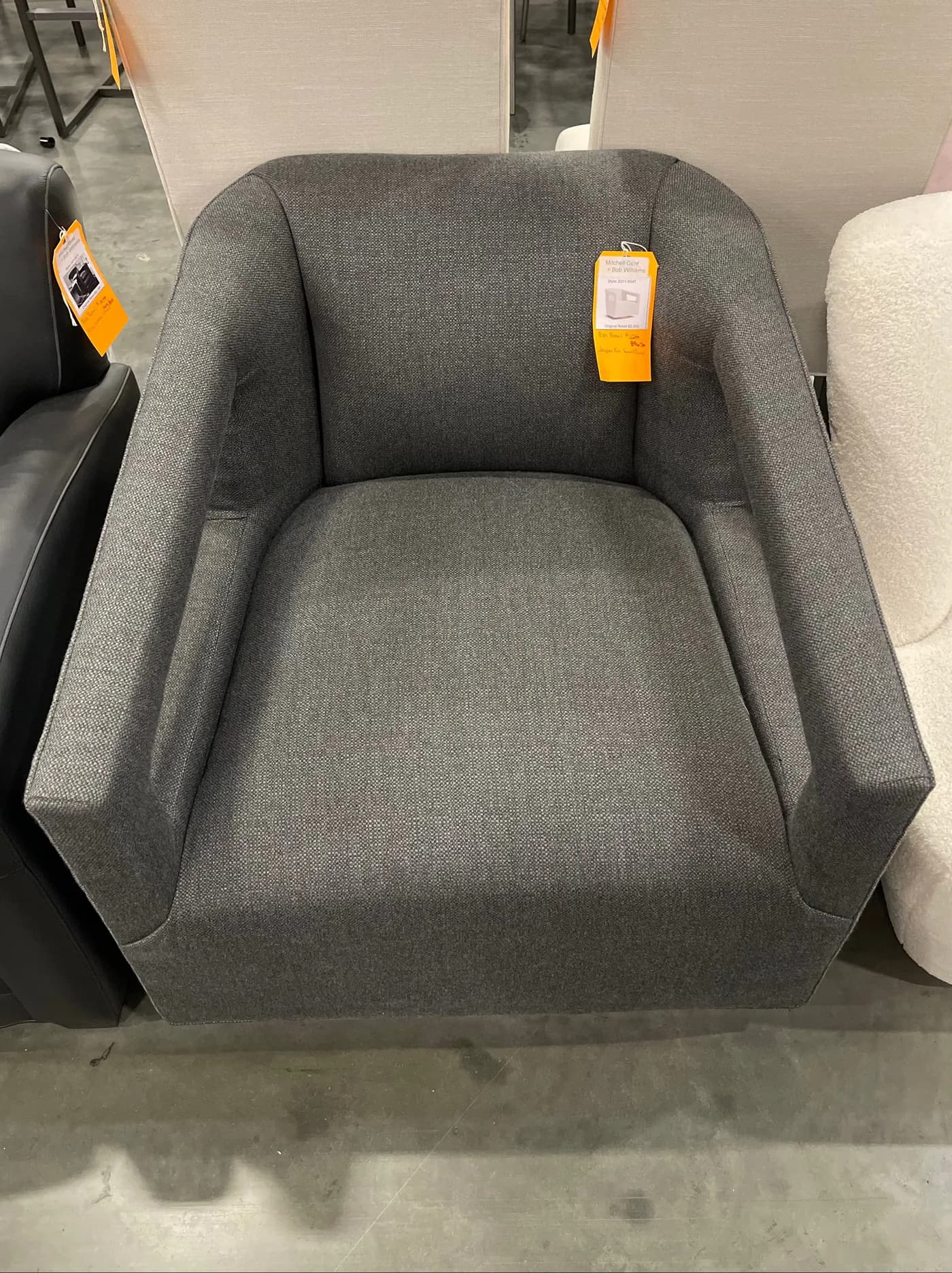 Mitchell Gold + Bob Williams Jasper Full Swivel Chair — Furniture