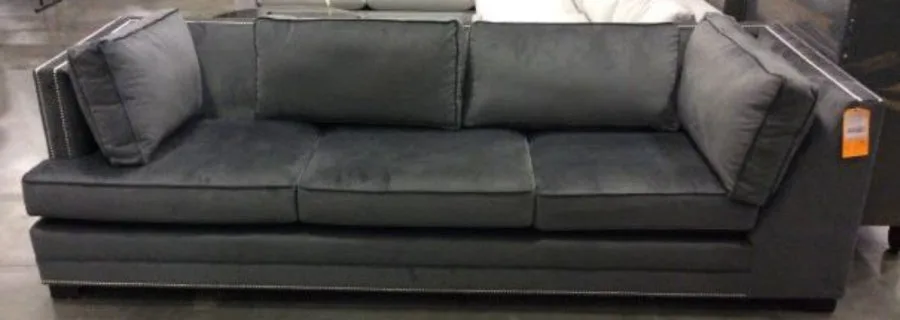 Mitchell Gold + Bob Williams Keaton Sofa with Performance Velvet Micro Cord — Furniture
