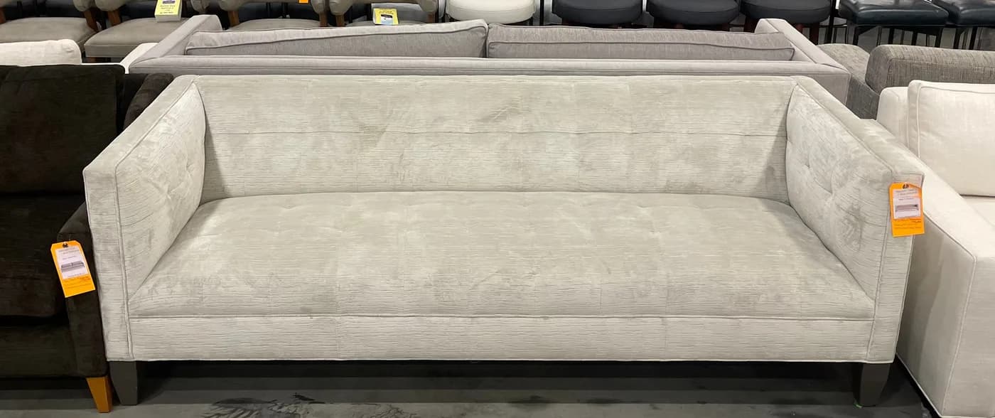 Mitchell Gold + Bob Williams Kennedy 90 Sofa with Performance Vintage Velvet — Furniture