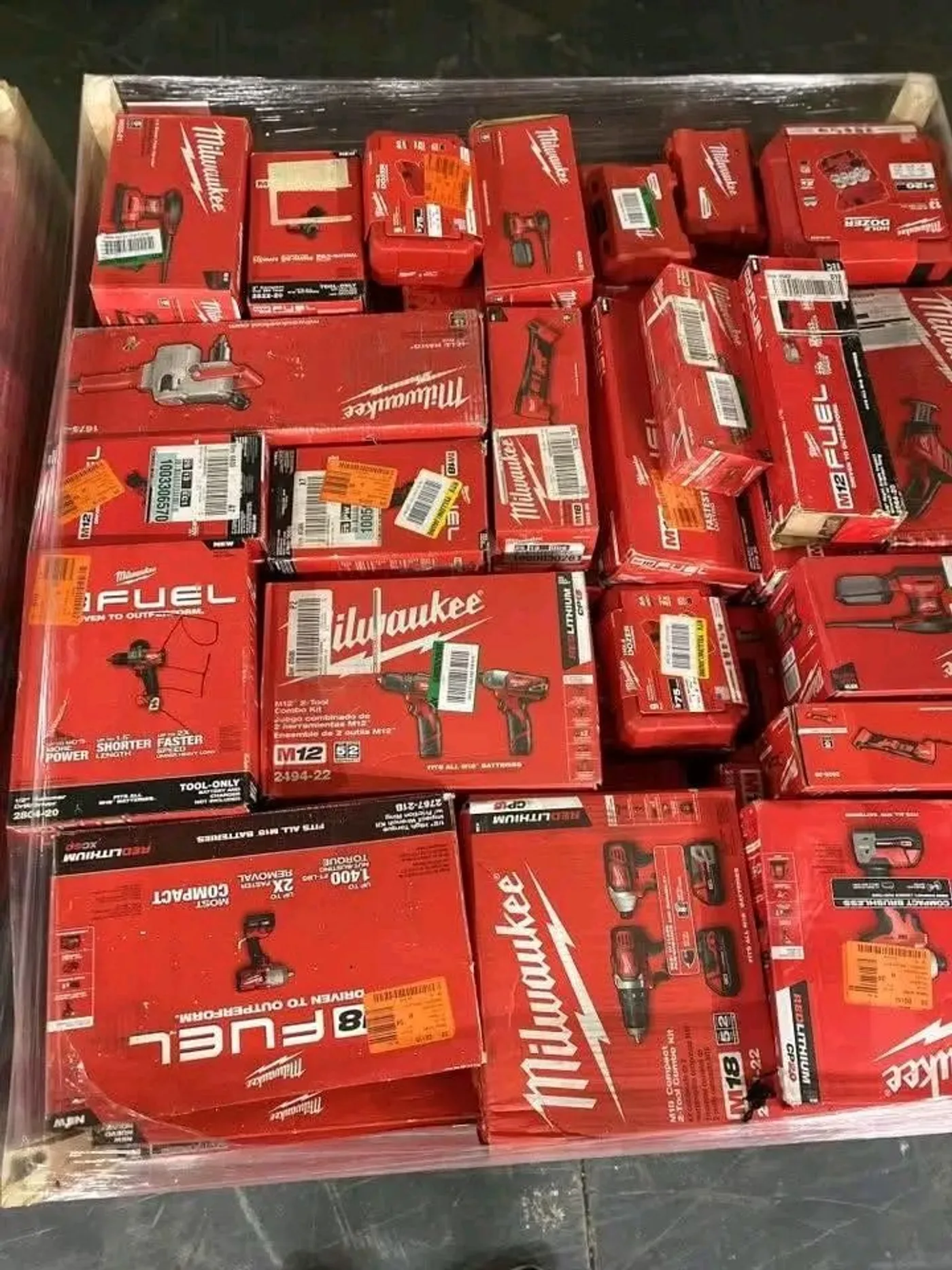 Milwaukee Tools Pallet, 150 Units — full lot photo