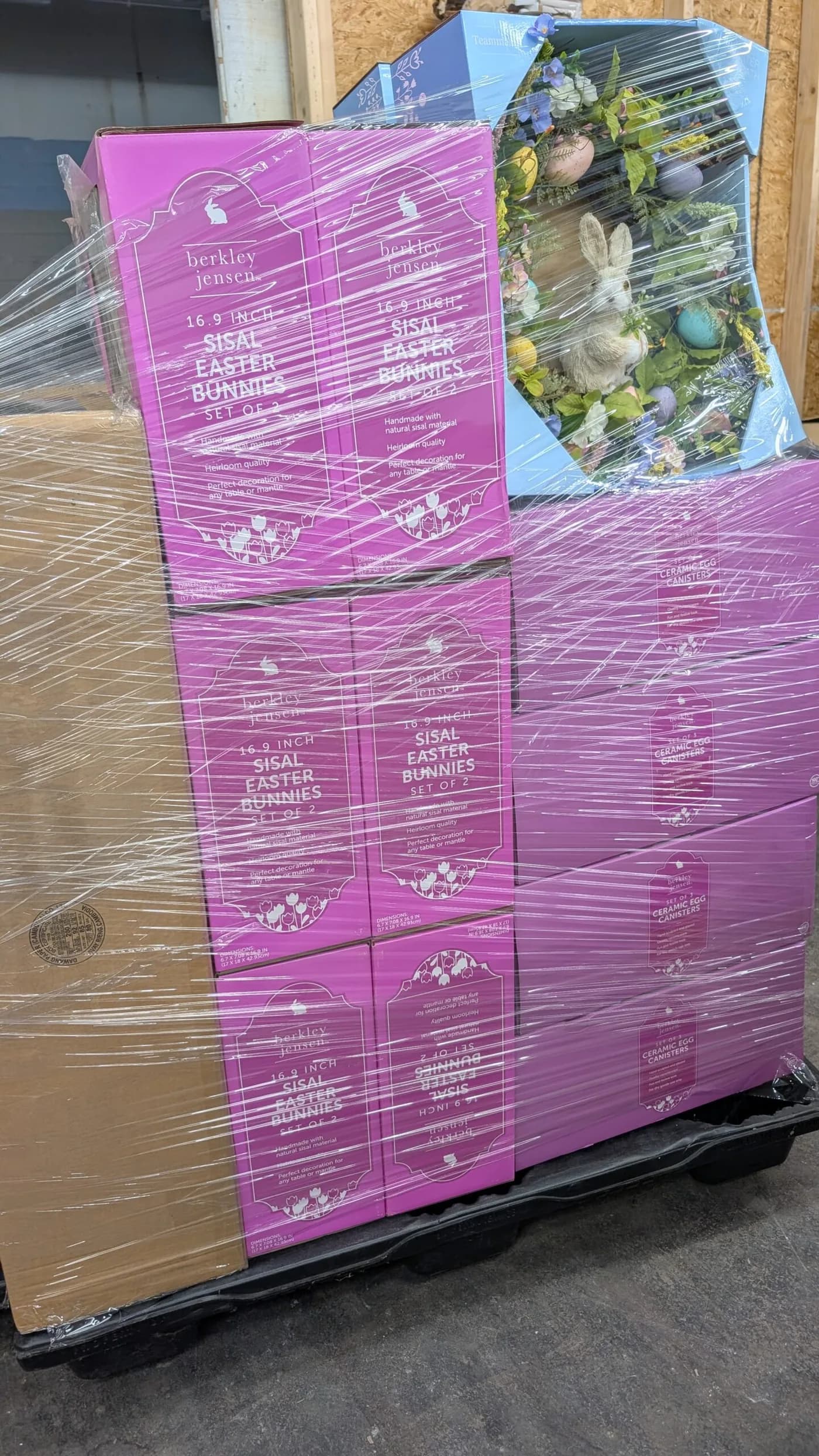 BJ's Christmas & Easter Seasonal Pallet — full lot photo