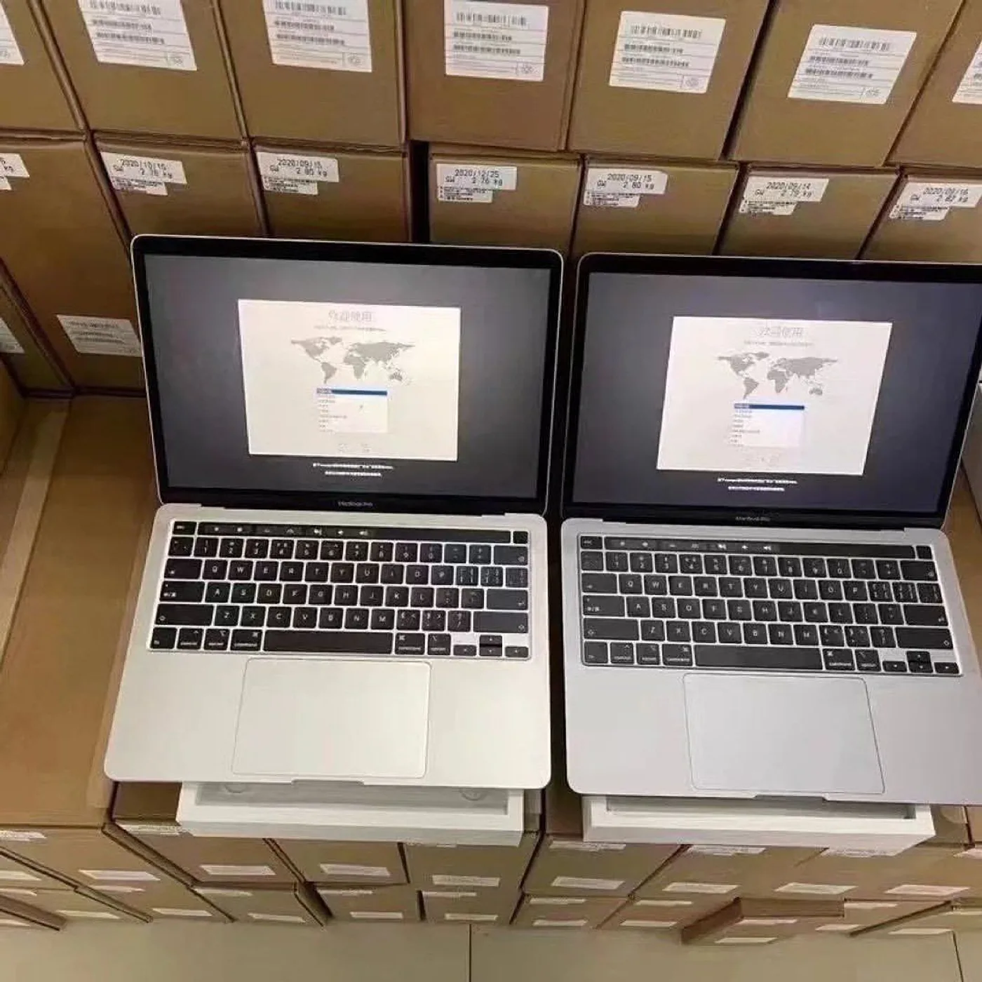 Mixed-Brand Laptop Pallet — full lot photo