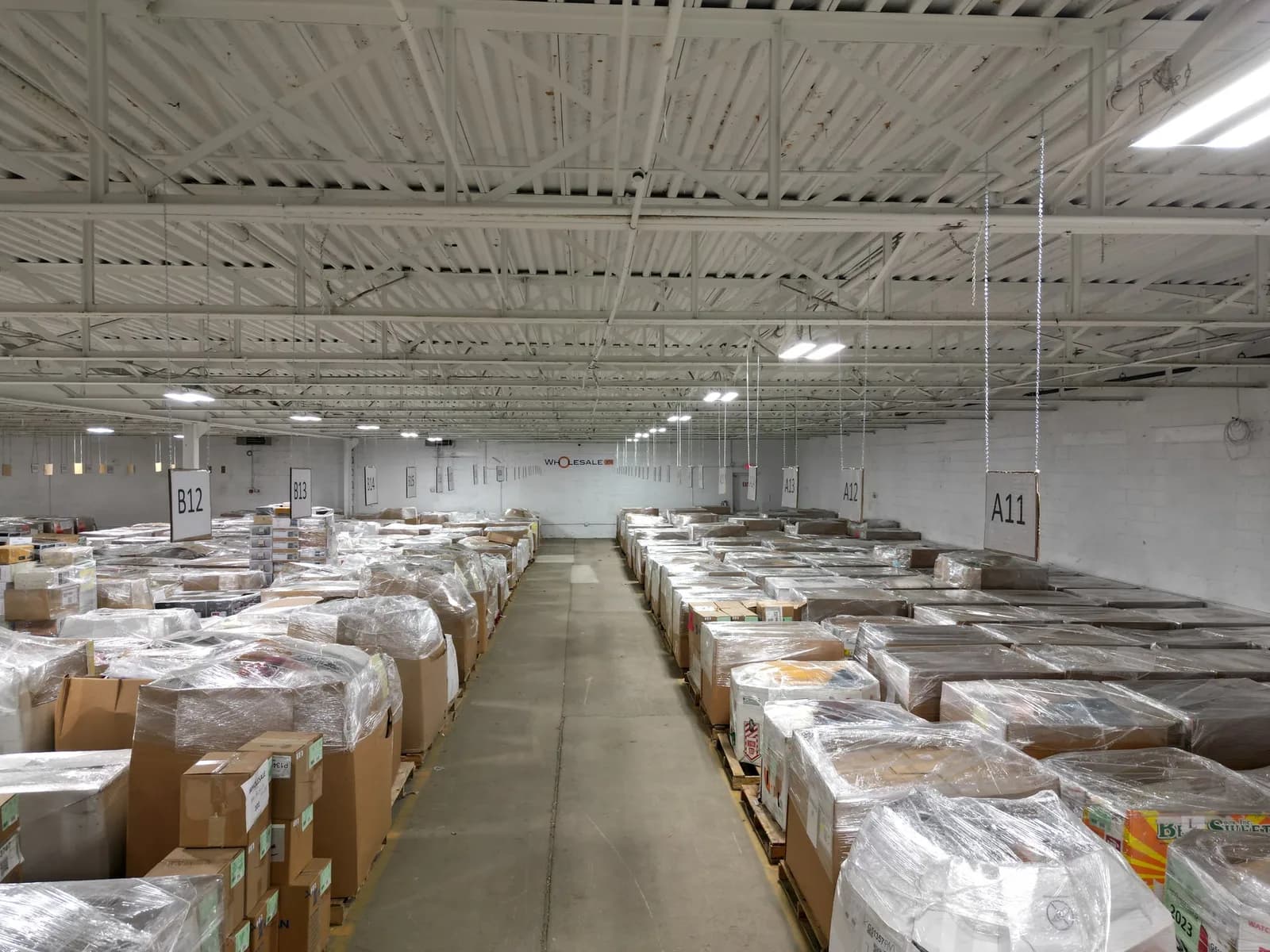Truckload liquidation loading at the Jacksonville facility