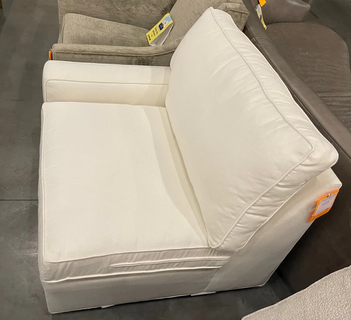 Mitchell Gold + Bob Williams Alex Left Armchair with Sunbrella Performance Basket Weave — additional view 2