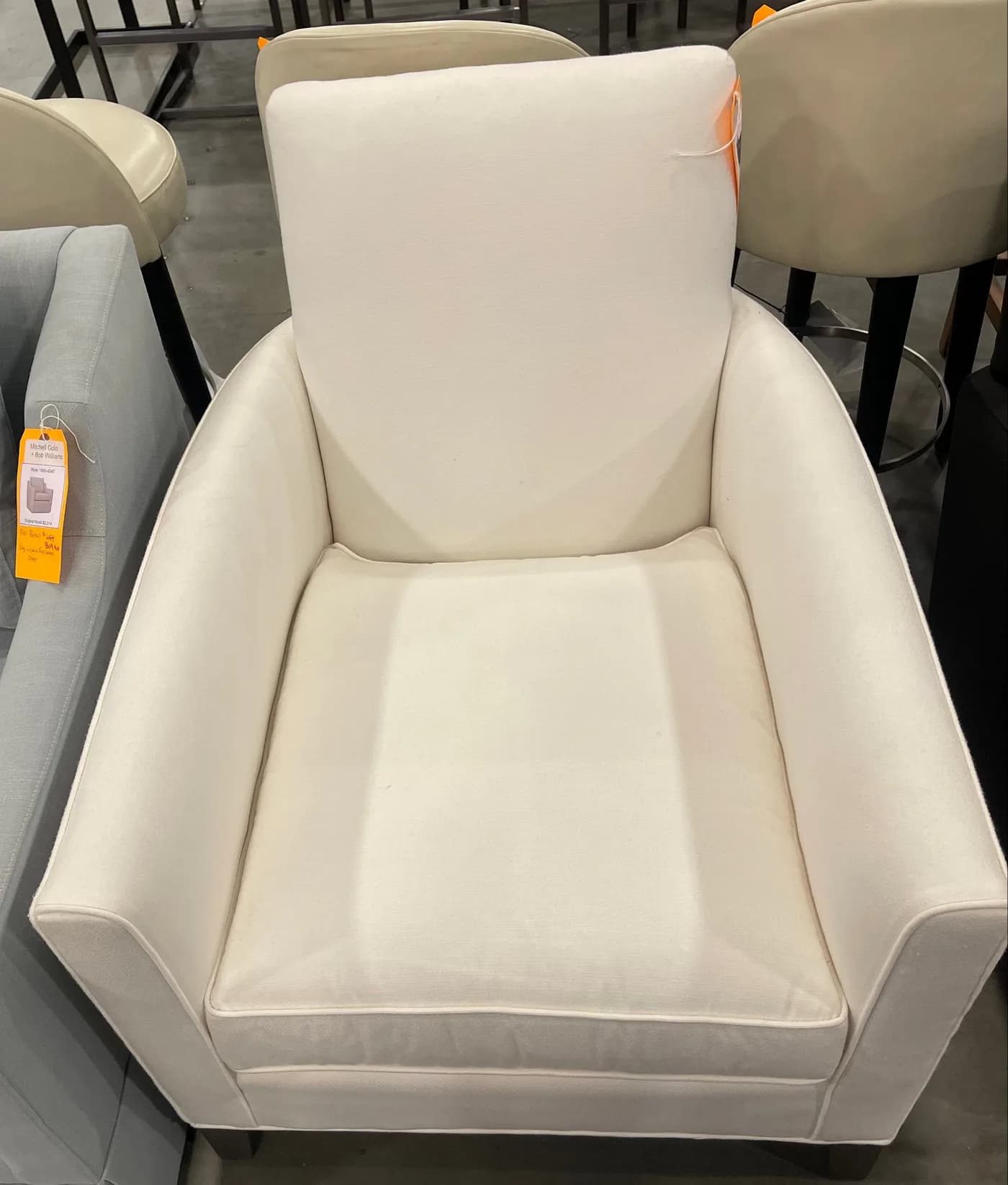 Mitchell Gold + Bob Williams Aiden Chair with Sunbrella Performance Basket Weave — additional view 2