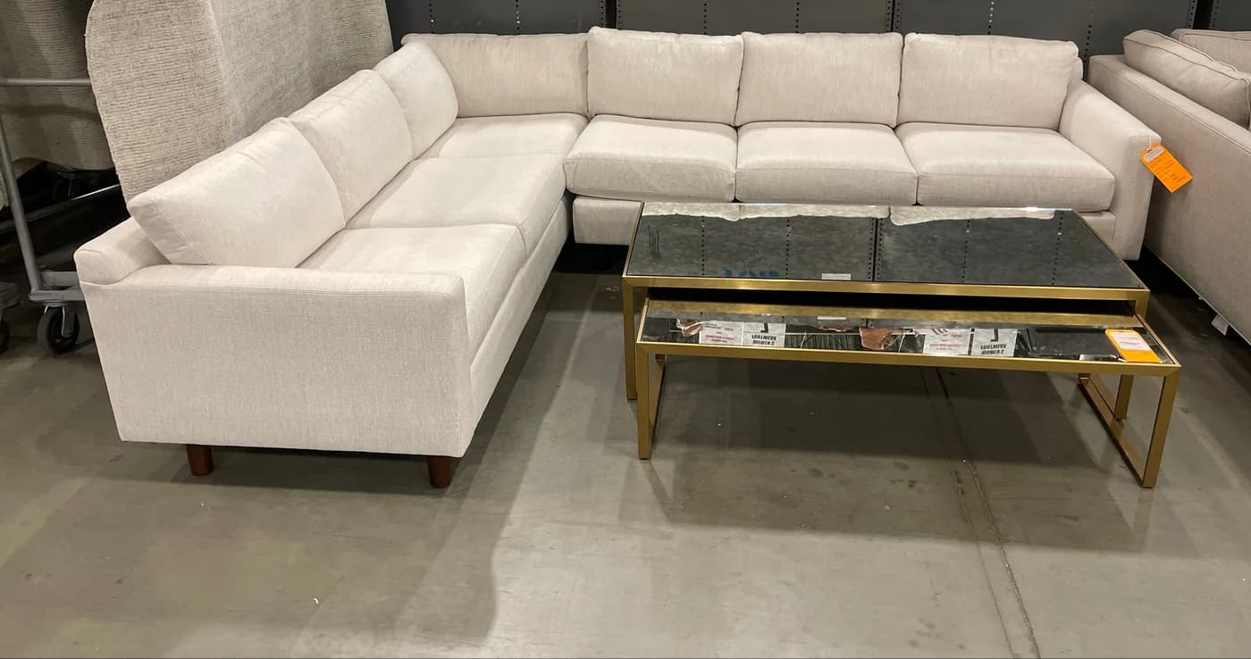 Mitchell Gold + Bob Williams Hunter Studio Sofa with Performance Rib Weave (2pc) — additional view 2